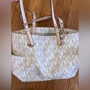 Michael Kors Cream Tote Bag